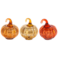 Ganz Antique Mercury Glass Pumpkin   CA182420
