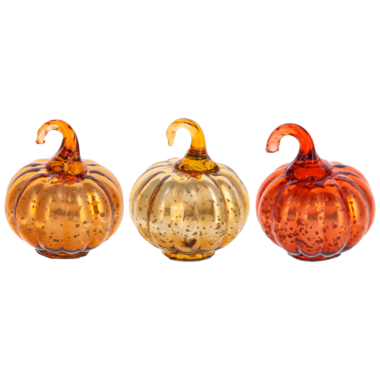 Ganz Antique Mercury Glass Pumpkin   CA182420