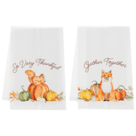 Ganz Harvest Friends Tea Towel   CA186550