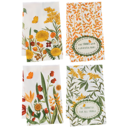 Ganz Fall Botanical Tea Towel      MA191734