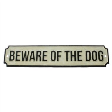 HomArt Cast Iron Sign-Beware of the Dog    1763-26