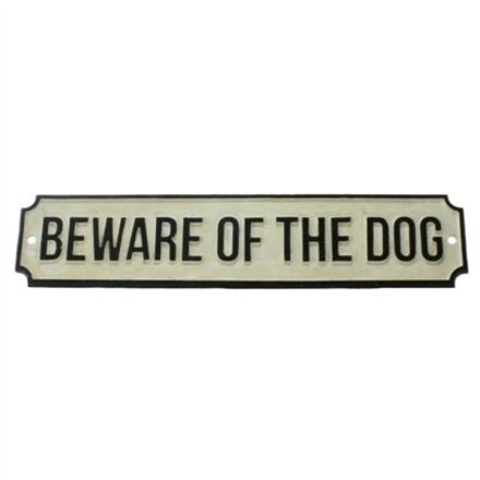 HomArt Cast Iron Sign-Beware of the Dog    1763-26