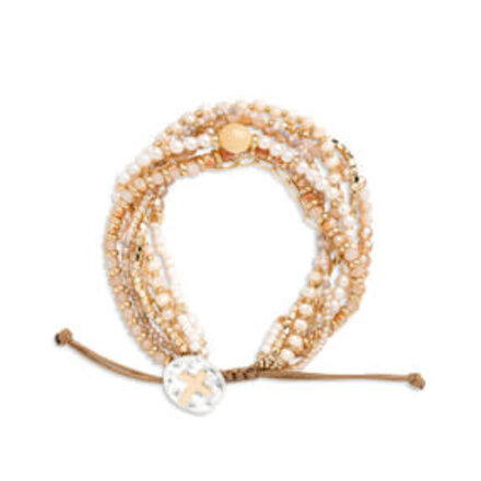 Demdaco Beaded Prayer Bracelet   10046070133
