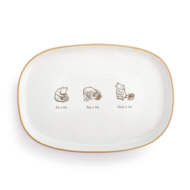 Winnie-the-Pooh Everday Sit a Bit Ceramic Oval Platter   1008190020