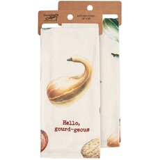 Primitives by Kathy Hello Gourdgeous Kitchen Towel  117871