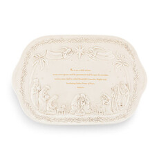 Design Serving A Child is Born Nativity Platter  2020240074