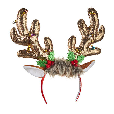 RAZ Imports Inc. 15" REINDEER ANTLER HEADBAND    4220138