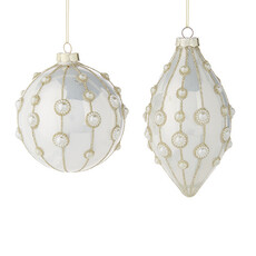 RAZ Imports Inc. 4" Pearl Embellished Ornament  4222818
