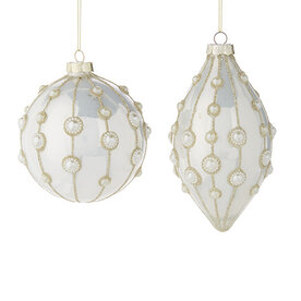 RAZ Imports Inc. 4" Pearl Embellished Ornament  4222818