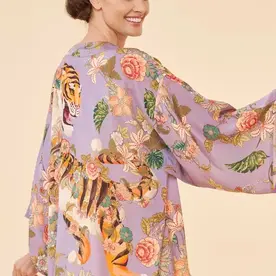 Powder Prancing Tiger Kimono Jacket  PKJ51