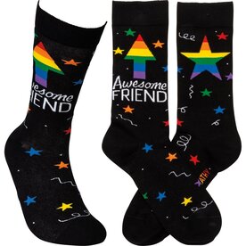 Primitives by Kathy Awesome Friend Stars Socks    105941