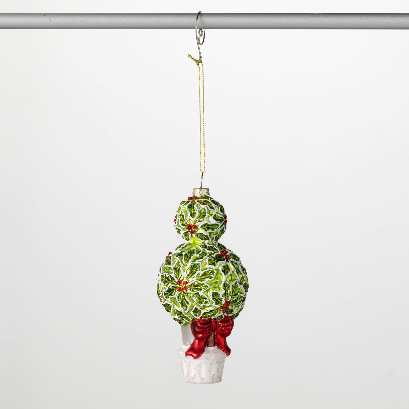 Sullivans HOLLY TOPIARY ORNAMENT   OR10903 loading=