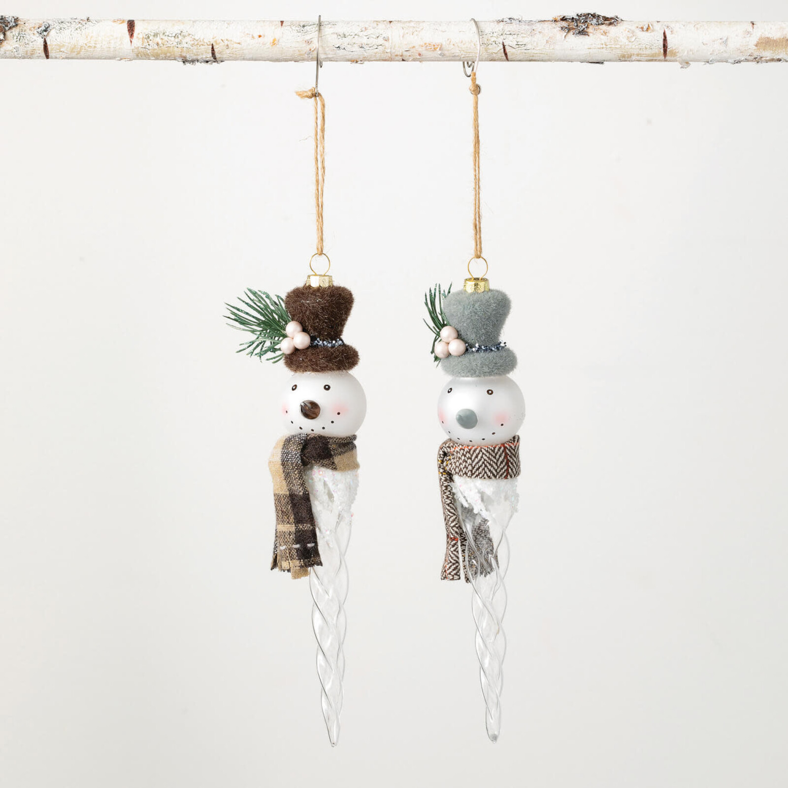 Sullivans SNOWMAN FINIAL ORNAMENT  OR10081 loading=