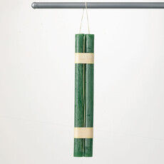 Sullivans Holly Green Timber Taper Hanging  Burn time 15hrs  CT120HOL