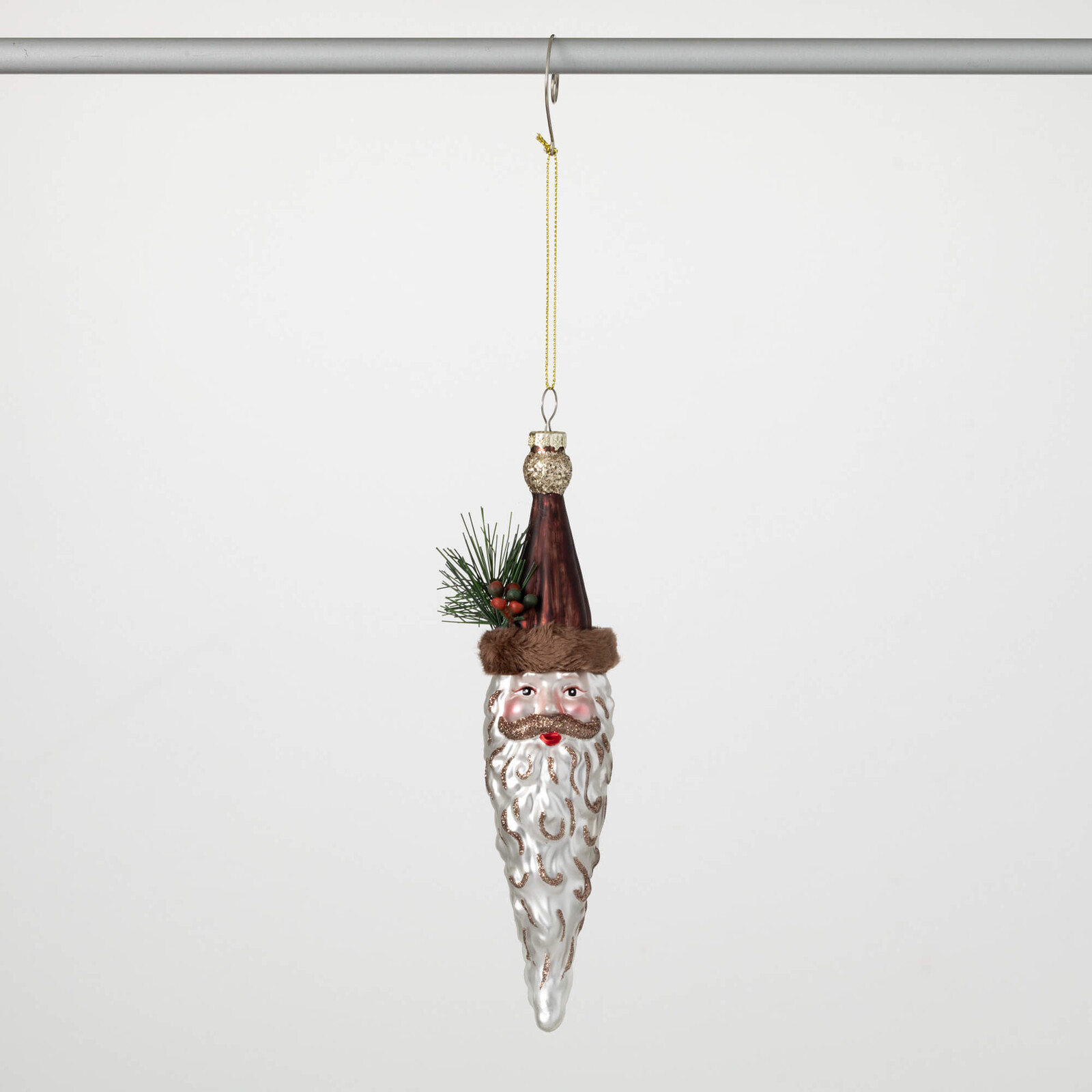 Sullivans RUSTIC SANTA HEAD ORNAMENT    OR10900 loading=