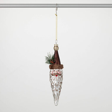 Sullivans RUSTIC SANTA HEAD ORNAMENT    OR10900