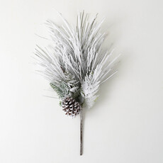 Sullivans HEAVILY FLOCKED PINE SPRAY   SP1268
