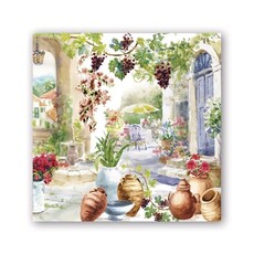 Michel Design Works Tuscan Terrace Cocktail Napkin 814384