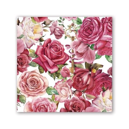 Michel Design Works Royal Rose Luncheon Napkin    817357