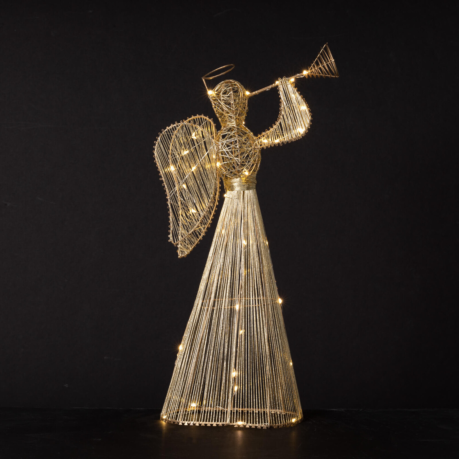 Sullivans LARGE LIGHTED GOLD ANGEL 21"      MET2402 loading=