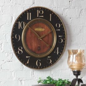 Uttermost ALEXANDRE MARTINOT 23" WALL CLOCK  06026