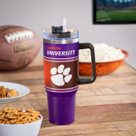 Evergreen Enterprises 40oz Stainless Steel Cup  Clemson University    3SS912CC