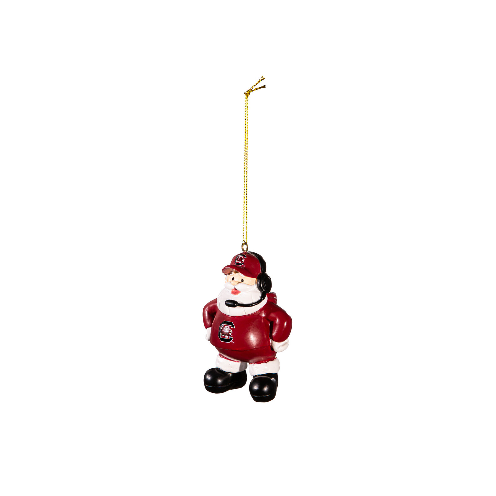 Evergreen Enterprises Coach Santa Ornament, University SC    3OT954CSO loading=