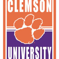 Evergreen Enterprises 15.5"L x 11.5"H Metal Wall Sign, Clemson University  6M912USM