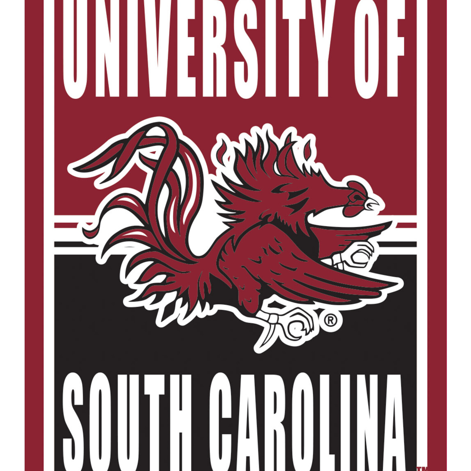 Evergreen Enterprises 15.5"L x 11.5"H Metal Wall Sign, University of SC 6M954USM loading=