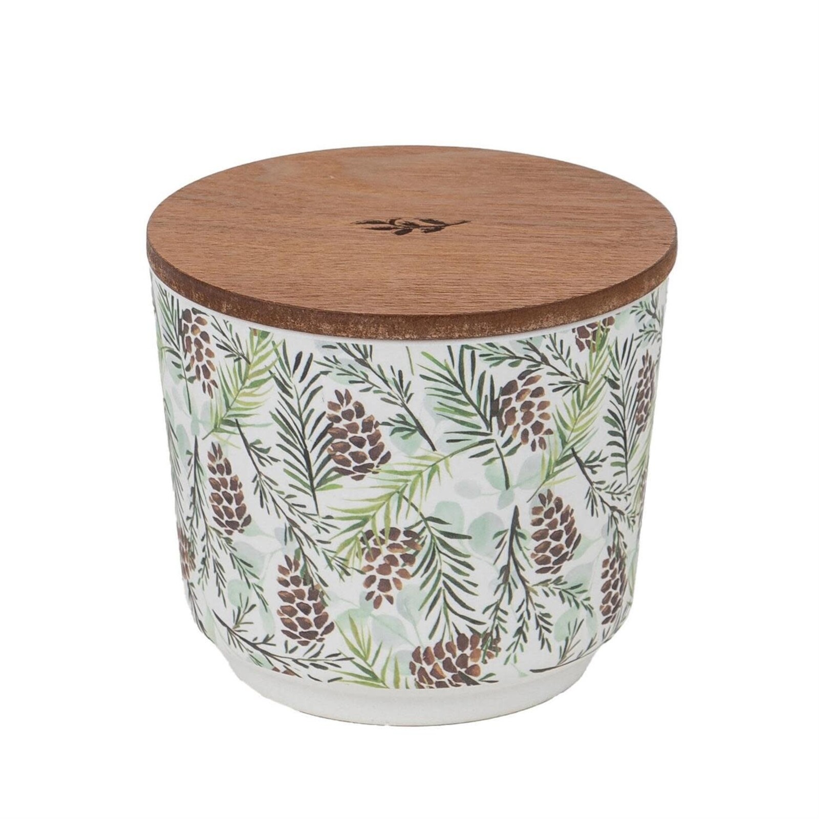 Greenleaf Silver Spruce Patterned Candle 40 HRS Burn Time GLG925485 loading=