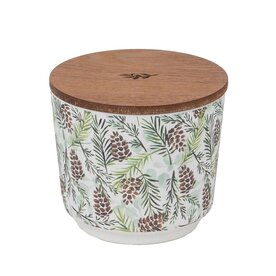 Greenleaf Silver Spruce Patterned Candle 40 HRS Burn Time GLG925485