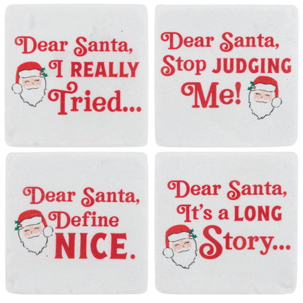 Ganz Dear Santa Coaster (4 pc SET)    CX186697
