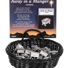 Ganz Away in a Manger Charm  (1) EX24118