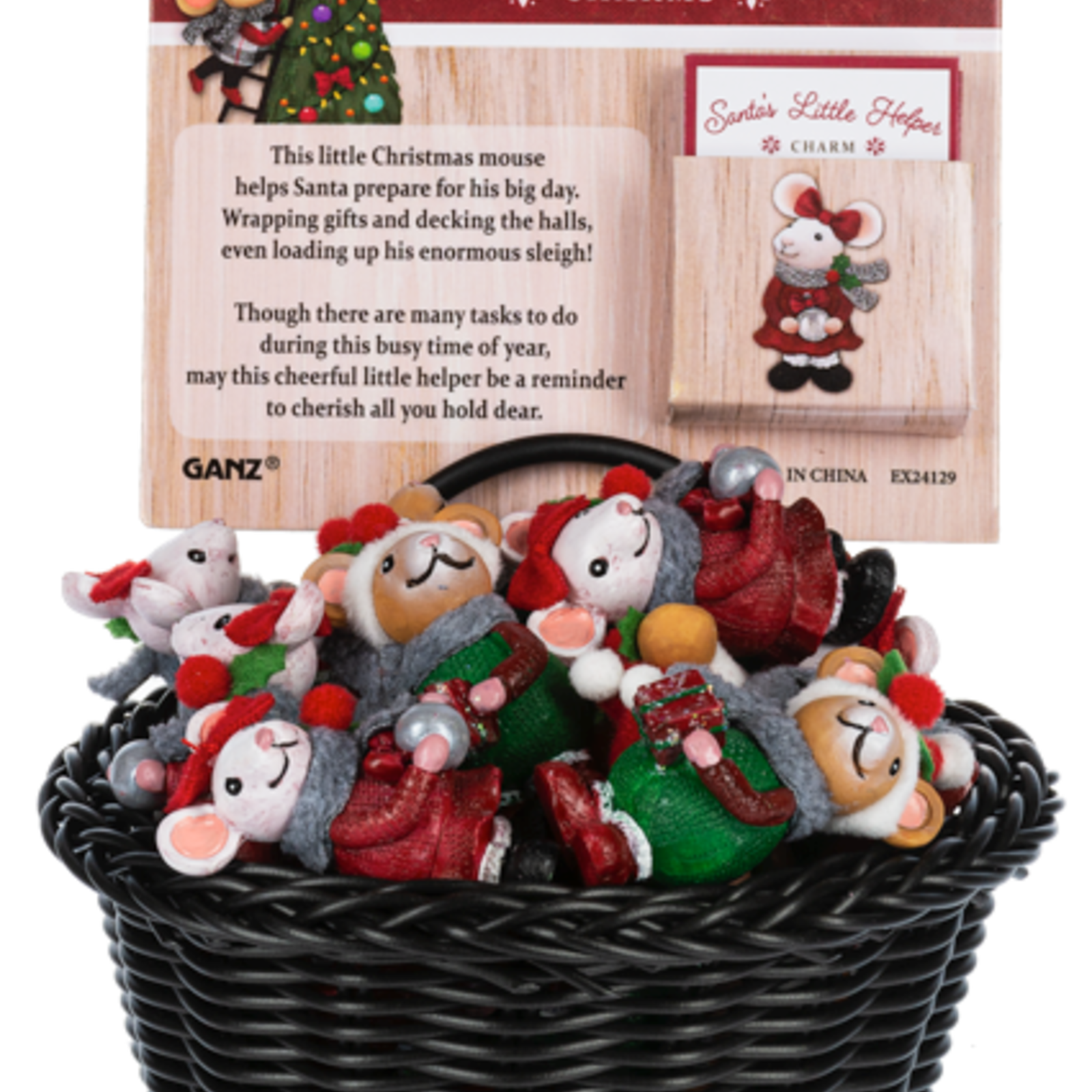 Ganz Santa's Little Helper Charm   EX24129 loading=