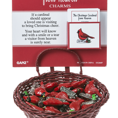 Ganz The Christmas Cardinal from Heaven Charm   EX26687