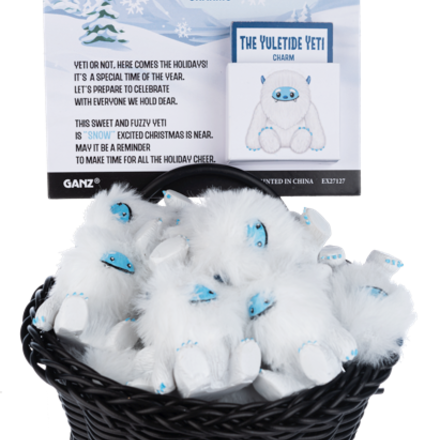 Ganz Yuletide Yeti Charm     EX27127