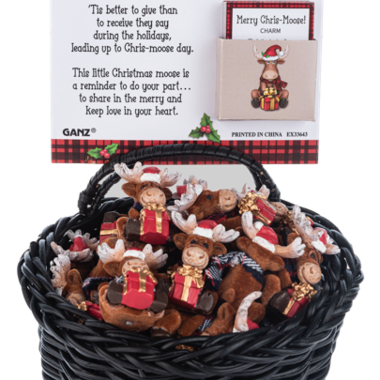 Ganz Merry Chris-Moose Charm   EX33643