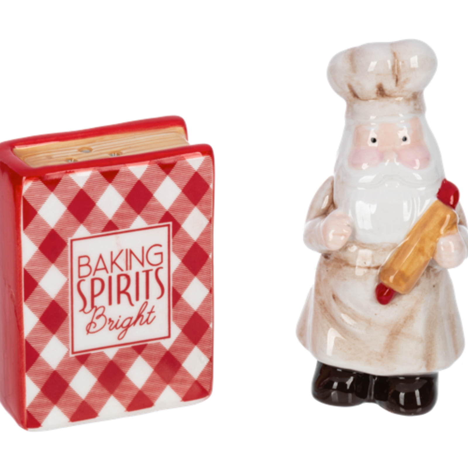 Ganz Baking Santa Salt & Pepper Shaker Set   MX192637 loading=