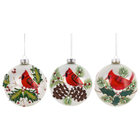 Ganz Cardinal Ball Ornament    MX193148
