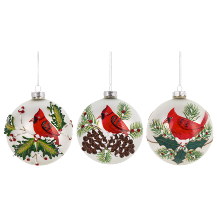 Ganz Cardinal Ball Ornament    MX193148