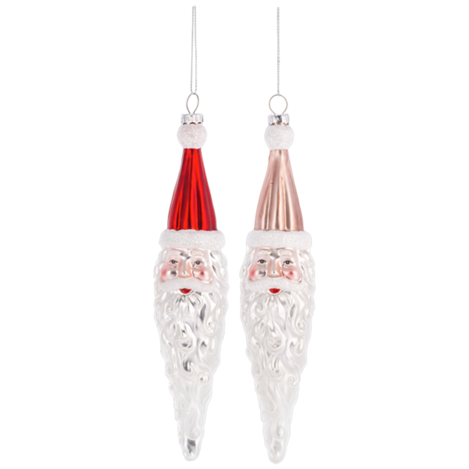 Ganz Santa Icicle Ornament  MX193232 loading=