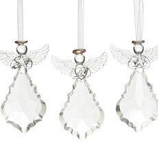 Burton + Burton CLEAR GLASS ANGELS WITH HALO    9746990