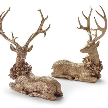 Burton + Burton GOLD LYING DEER     9748671