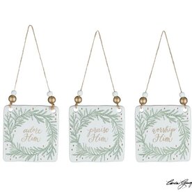 Burton + Burton HOLIDAY IMPRESSIONS MESSAGE ORNAMENT   3031202