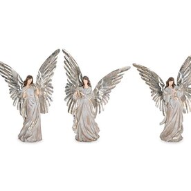 Burton + Burton WOODLAND SHIMMER LARGE ANGEL FIGURINE    (1)  9742565