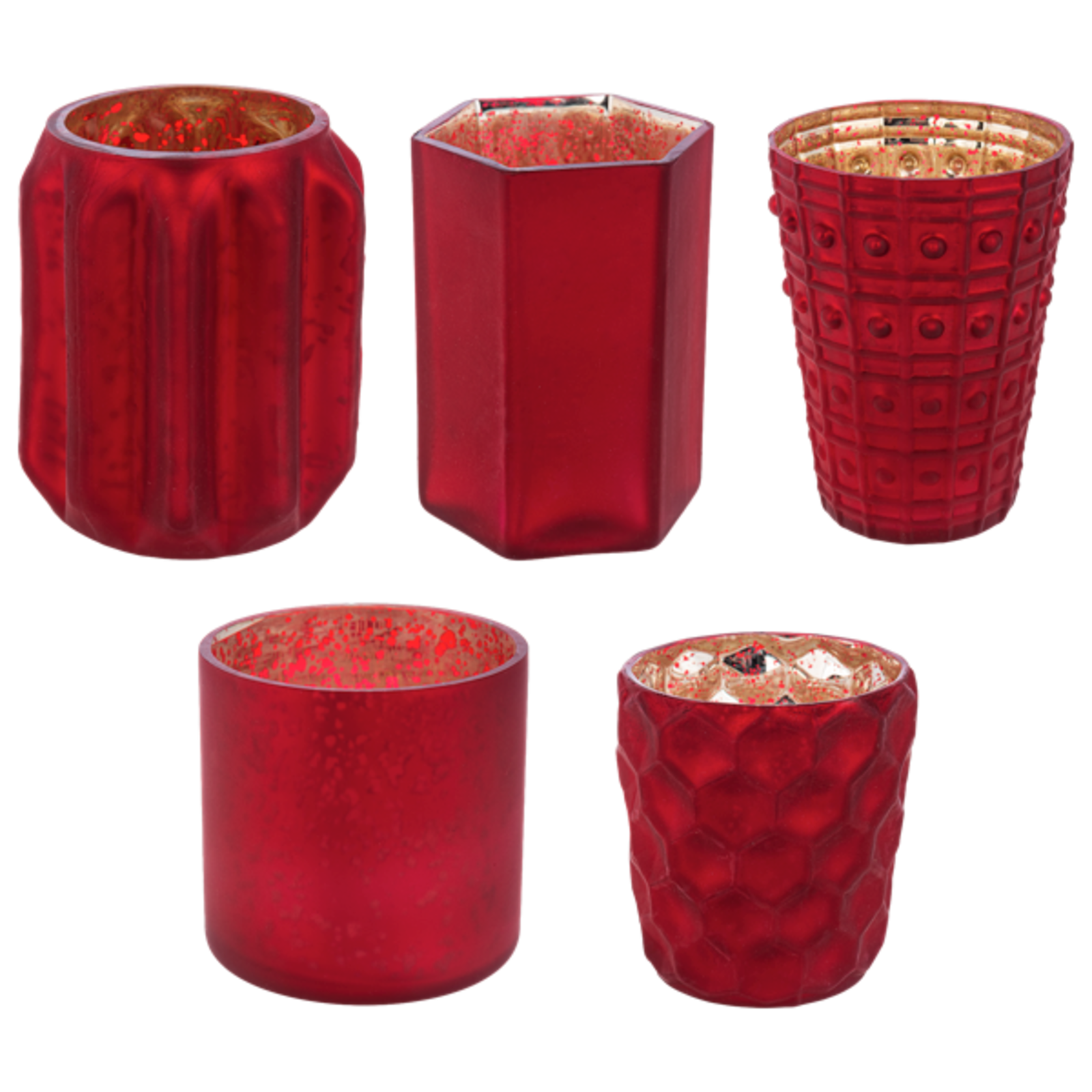 Ganz Cranberry Mercury Votive Holder  MX194180 loading=