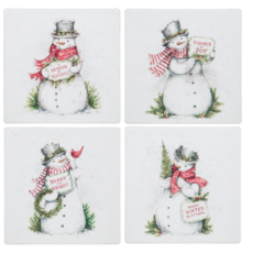 Ganz Snowman Coaster Set (4 pc. set)   MX194428