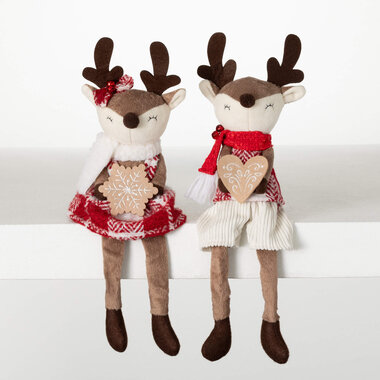 Sullivans GINGERBREAD REINDEER FIGURINE  PN4036