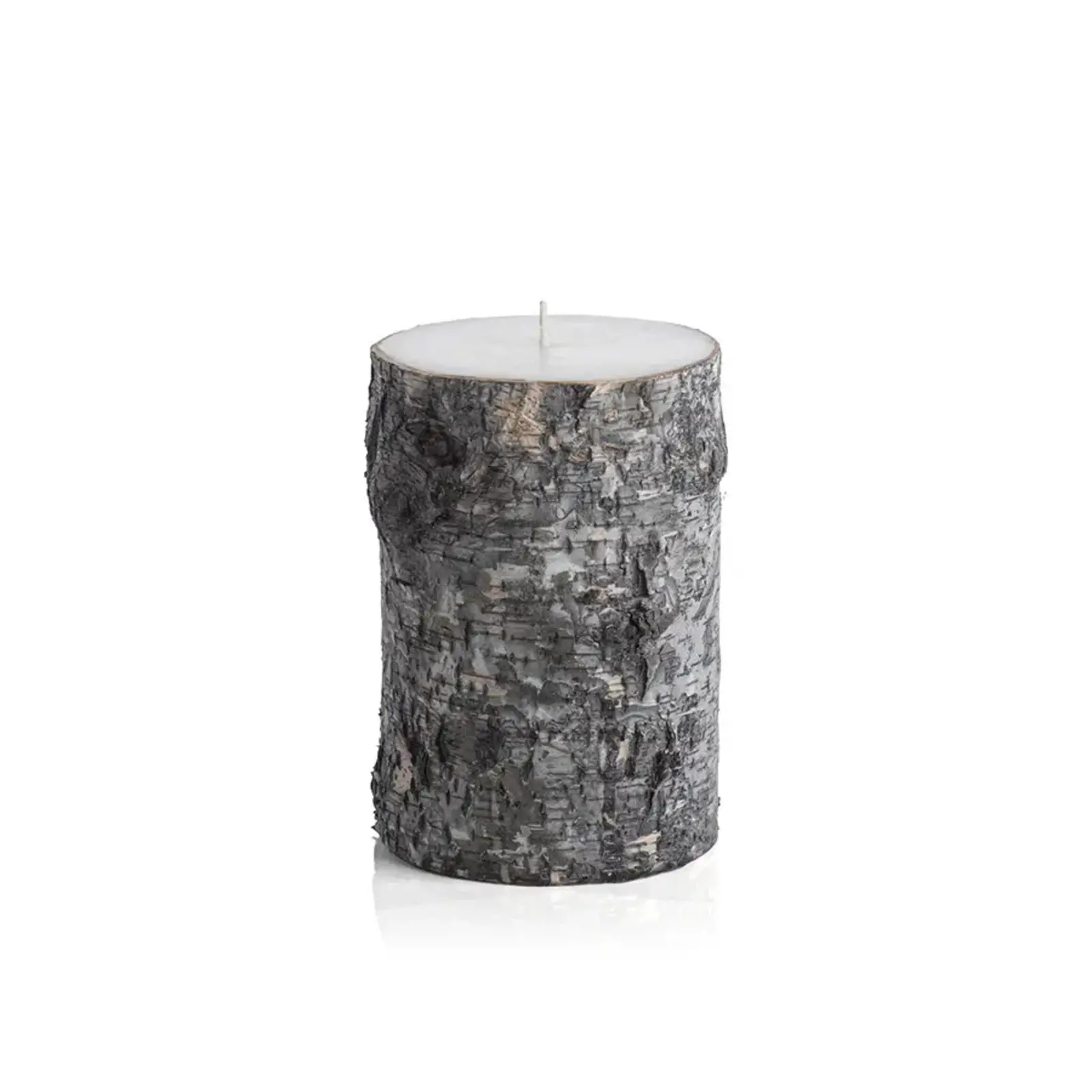 Zodax Dark Birchwood Fragrance Free Pillar Candle -X Large  VT-1302 loading=