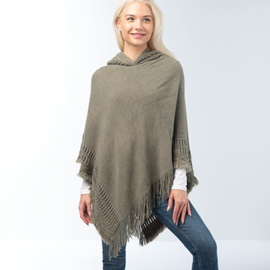 Simply Noelle Hooded Poncho    FPNCH203